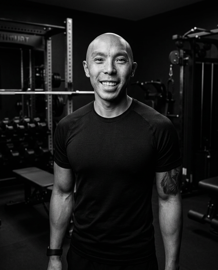 Aaron Lee, founder of The A.L. Standard, in a private gym